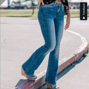 bridge by gly mid rise flare stretch jeans Buckle exclusive